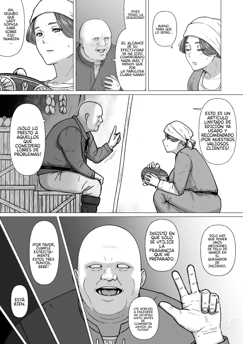Page 5 of doujinshi El vendedor ambulante dirk y el quemador de incienso mágico
