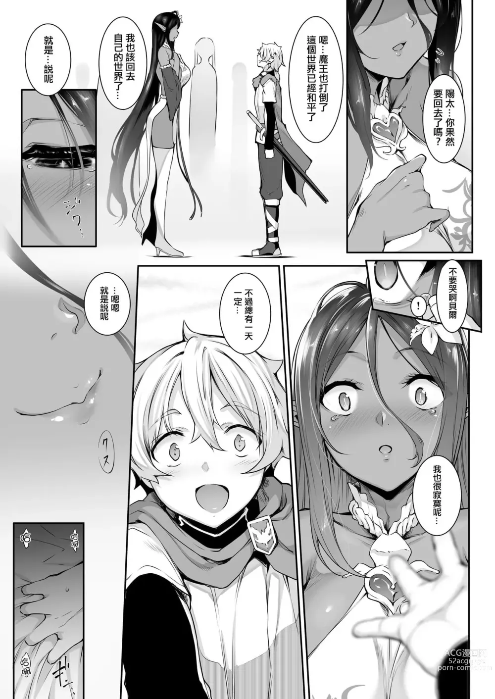 Page 2 of doujinshi ちょっとだけ愛が重いダークエルフが異世界から追いかけてきた 总集篇