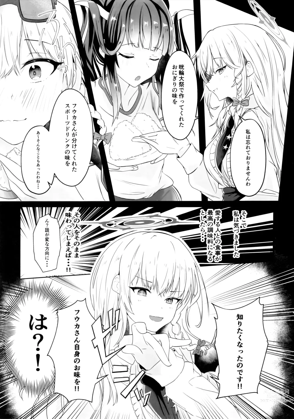 Page 4 of doujinshi ...Fuuka-san