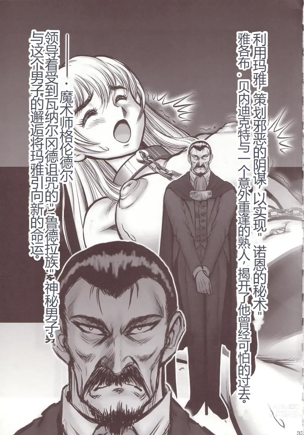 Page 32 of doujinshi Dorei Senshi Maya Antou Hen volume. 1