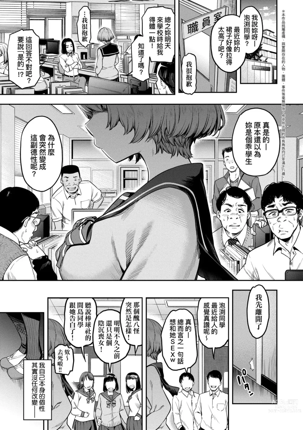 Page 8 of manga 我不過是把裙子往上捲短一點而已 (decensored)