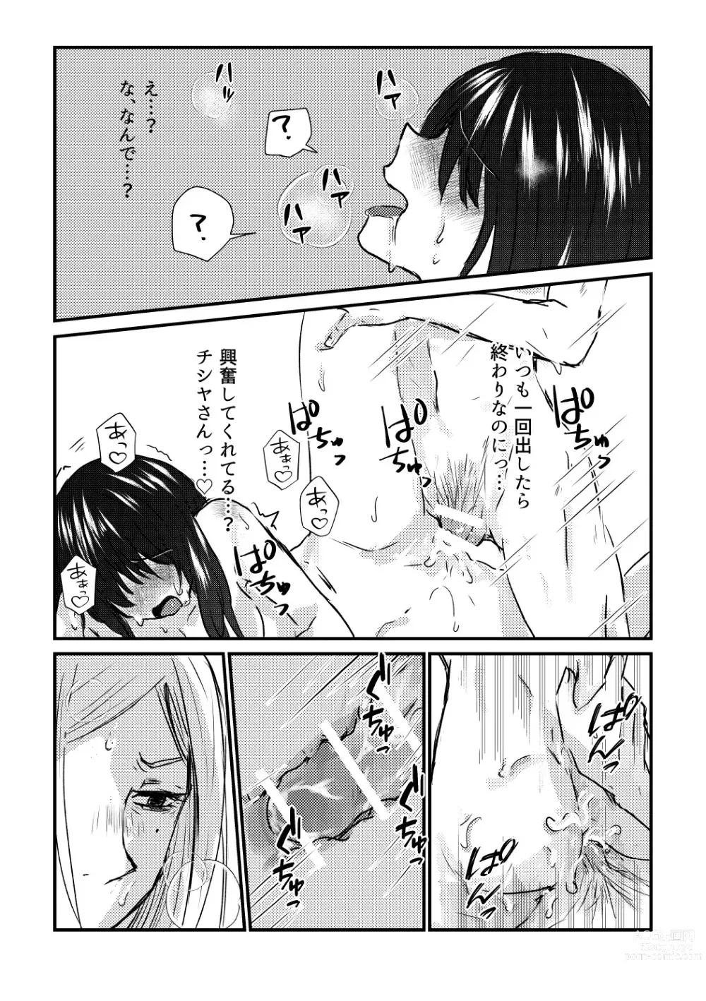 Page 10 of doujinshi Chishiya ga Hassan suru Hanashi