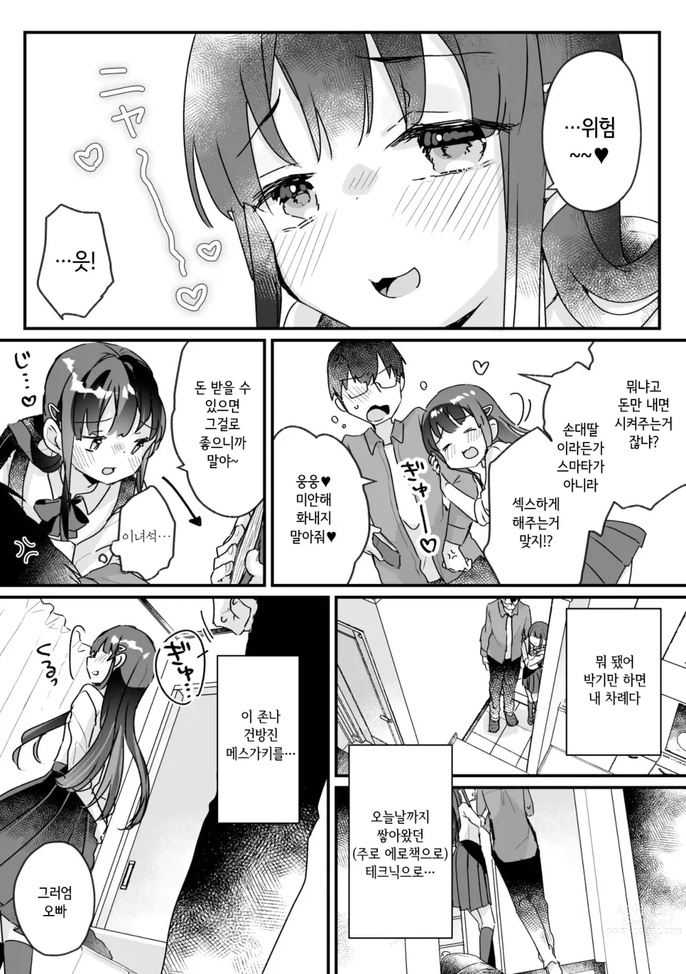 Page 18 of doujinshi Seiso na Ero Mesugaki JK ni Nante Makeru Hazu Nai ga? ※Makemasu