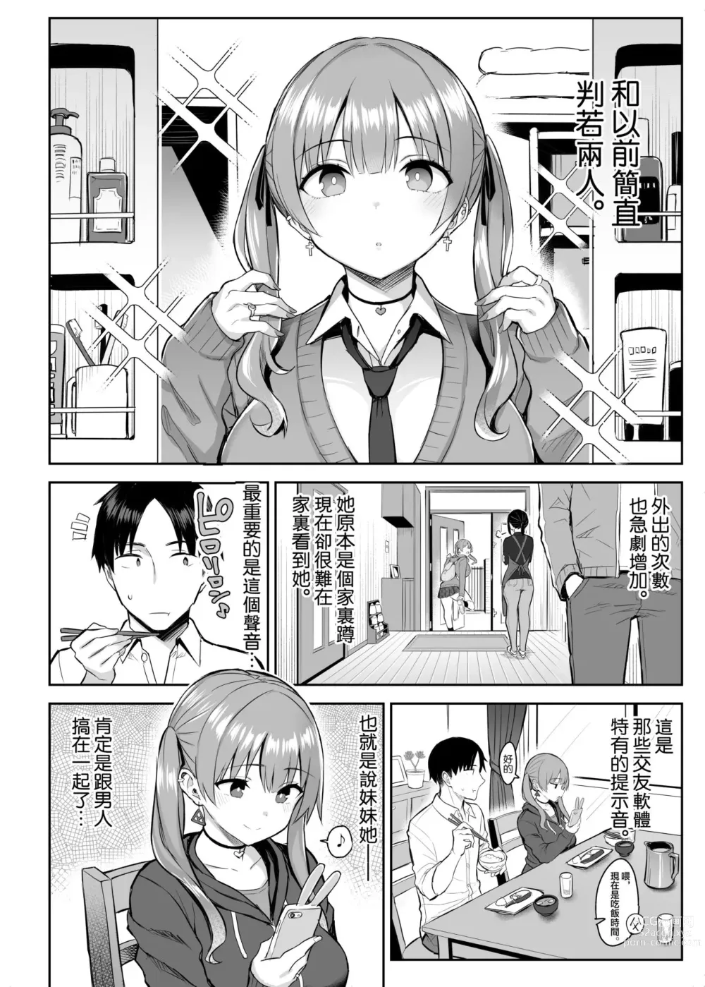 Page 5 of doujinshi Moto InCha no Kyonyuu Yariman Imouto ga Erosugite, Onii-chan wa Mou...!!