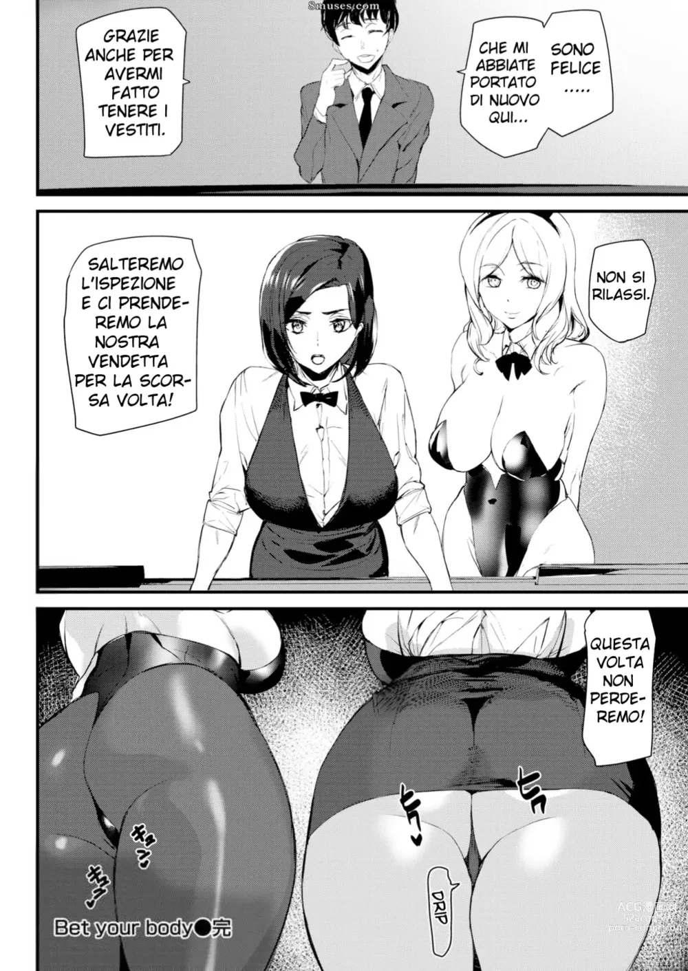 Page 20 of manga Bet your body