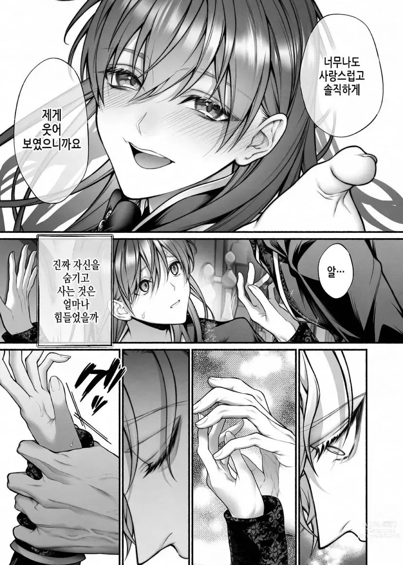 Page 45 of doujinshi When I Made A Metagame Remark, The Prince's Attitude Completely Changed