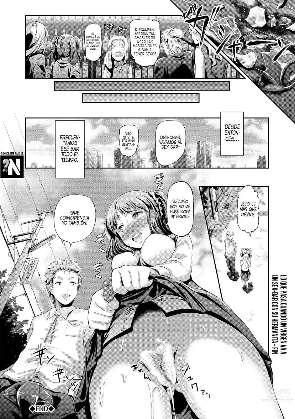 Page 26 of manga Lo que Pasa Cuando un Virgen va a un Sex-Bar con su Hermanita (decensored)