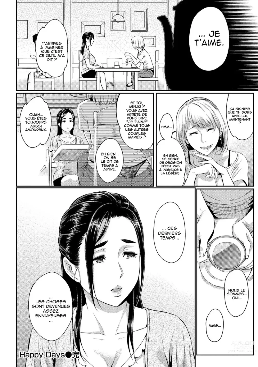 Page 35 of manga Happy Days