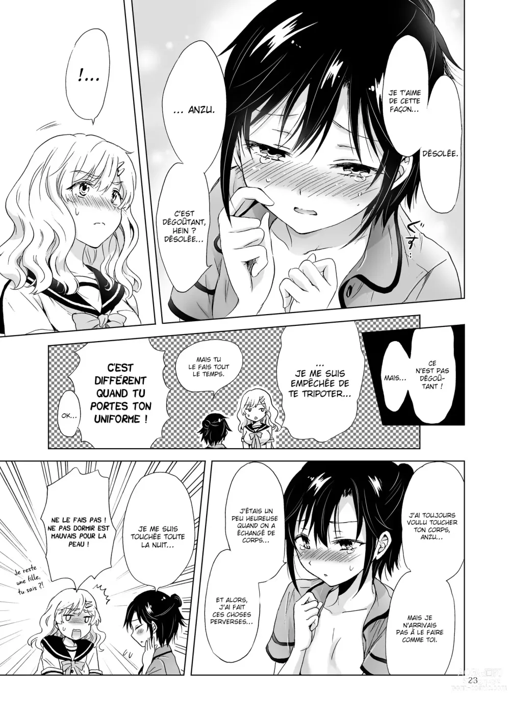 Page 22 of doujinshi Oppai-chan to Chippai-chan ga Irekawaru Hanashi