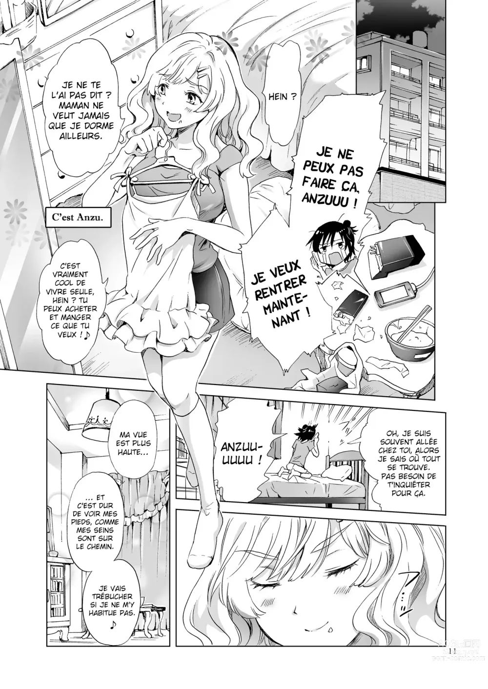 Page 10 of doujinshi Oppai-chan to Chippai-chan ga Irekawaru Hanashi