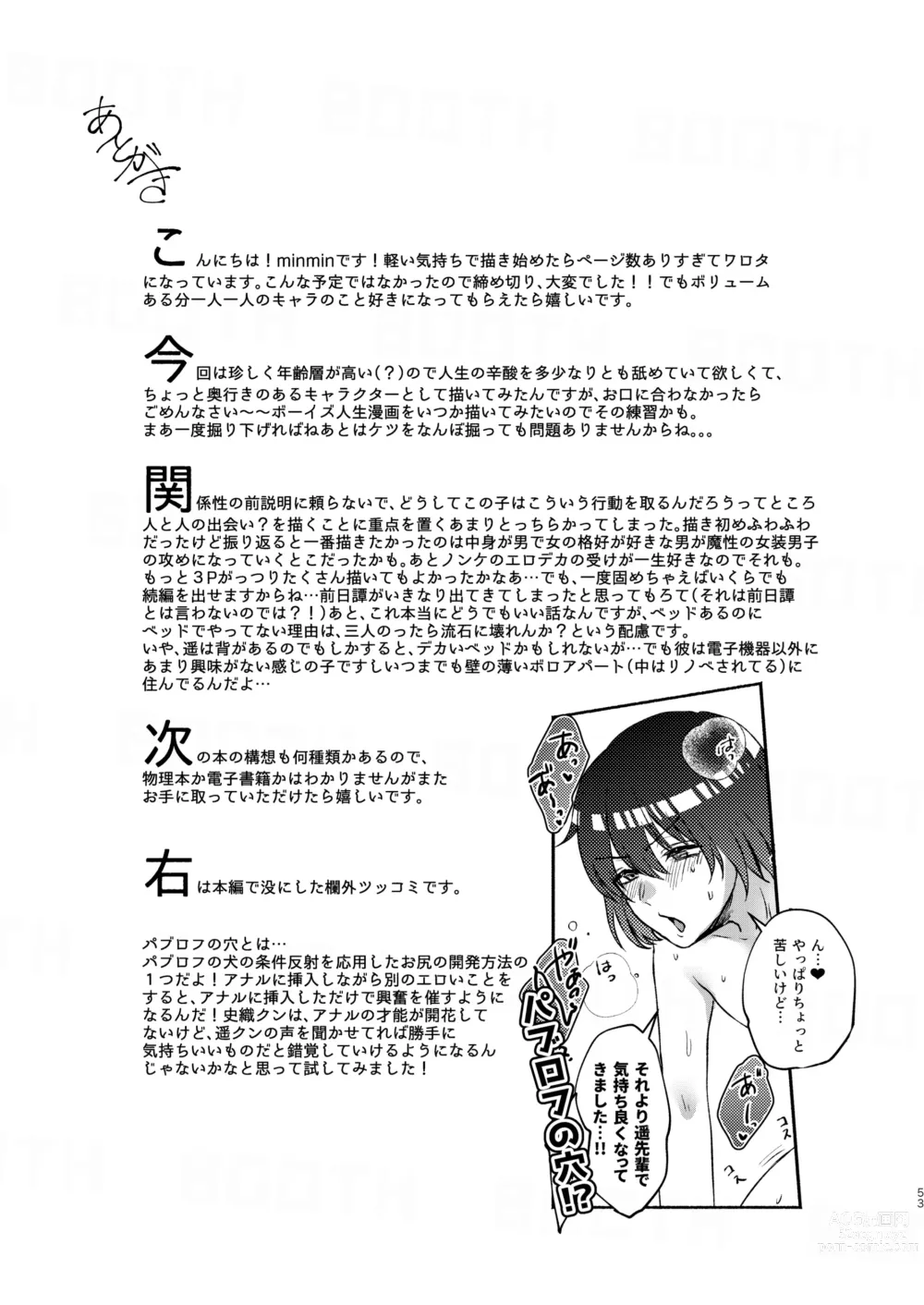 Page 53 of doujinshi Boku-tachi Tsuitemasu