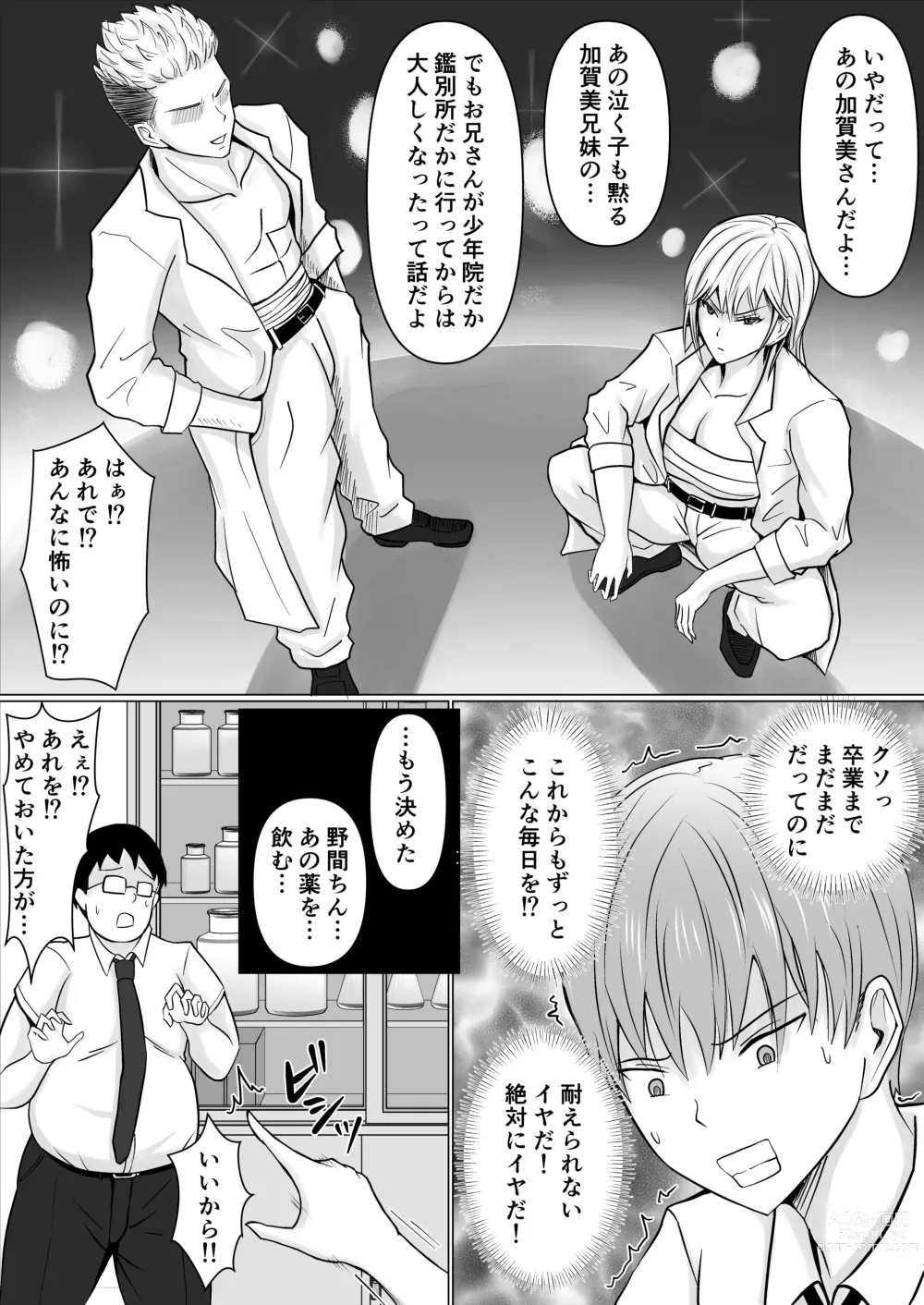Page 7 of doujinshi Class no Yankee Joshi ni Hyoui