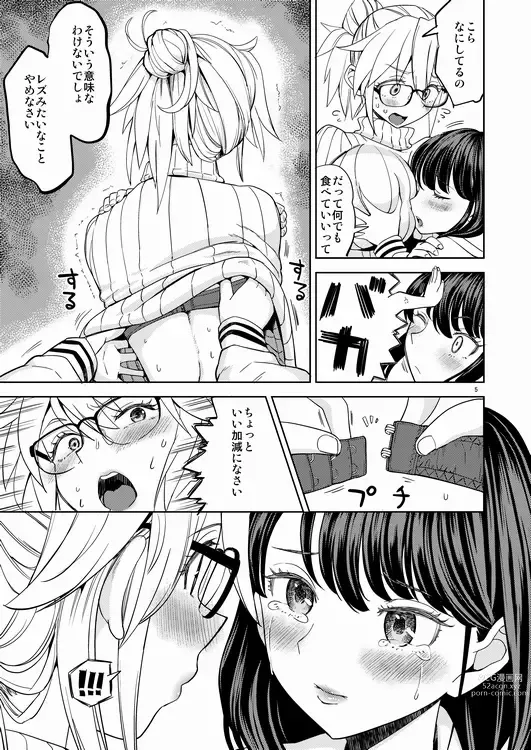 Page 6 of doujinshi Joyuu Arina to Kazumi Mane