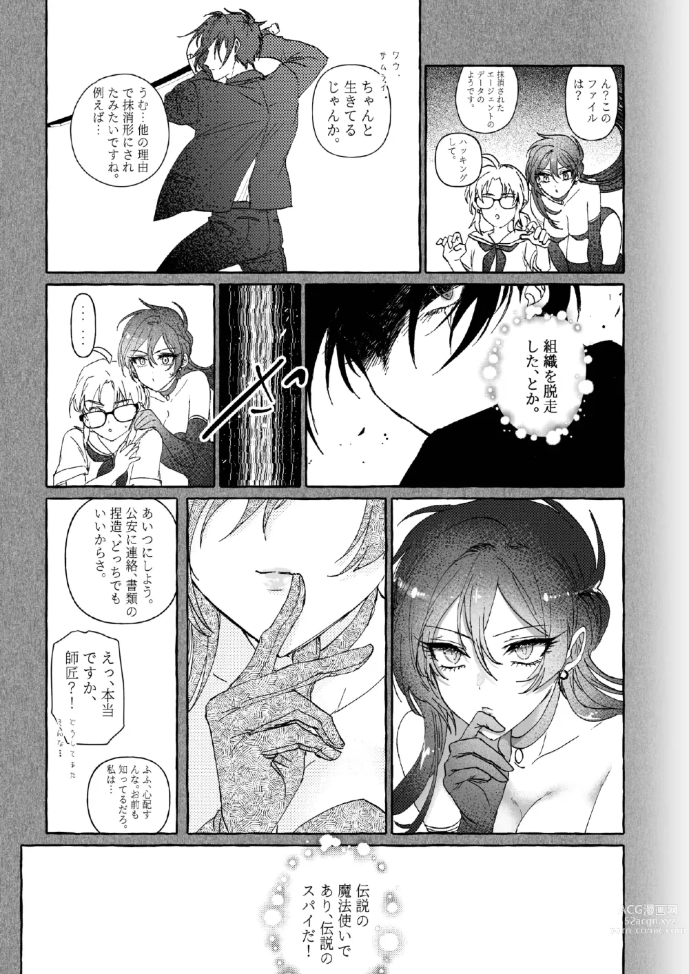 Page 12 of doujinshi Kπ ~Kouankeisatsu to Ikoku no Majo no Futari~