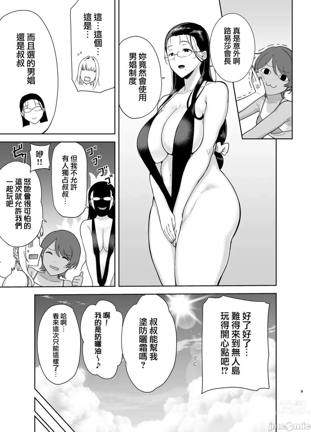 Page 9 of manga Seika Jogakuin Koutoubu Kounin Sao Oji-san 6