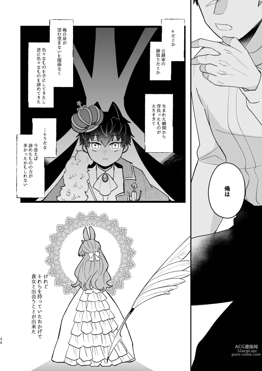 Page 34 of doujinshi Usagi Reijou to Ookami Reisoku