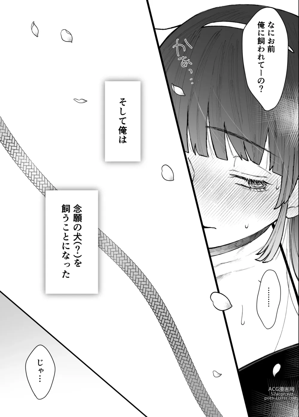 Page 8 of doujinshi Nanokago ni Mesuinu ni Naru Onna no Ko no Hanashi