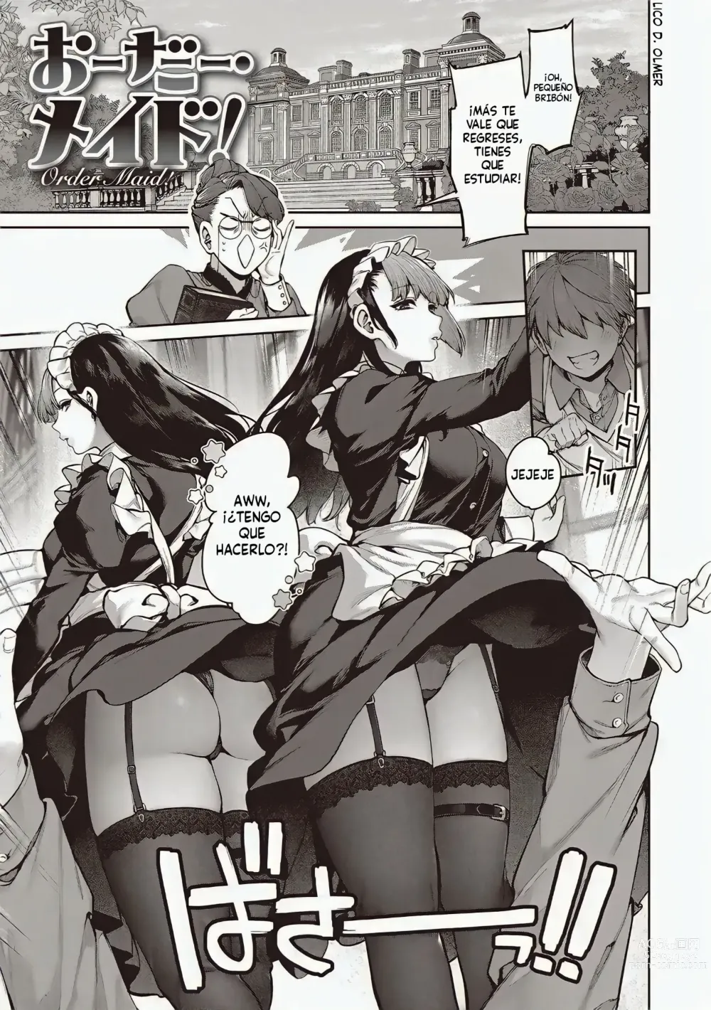 Page 1 of manga Order Maid!
