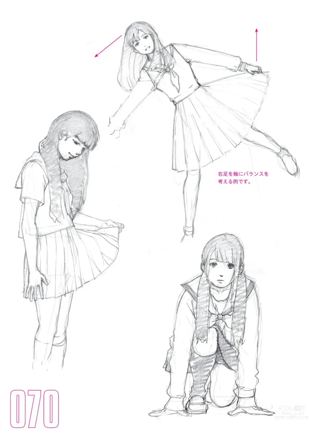 Page 72 of manga Toru Yoshida Tips for drawing women in 10 minutes 270 Uniforms