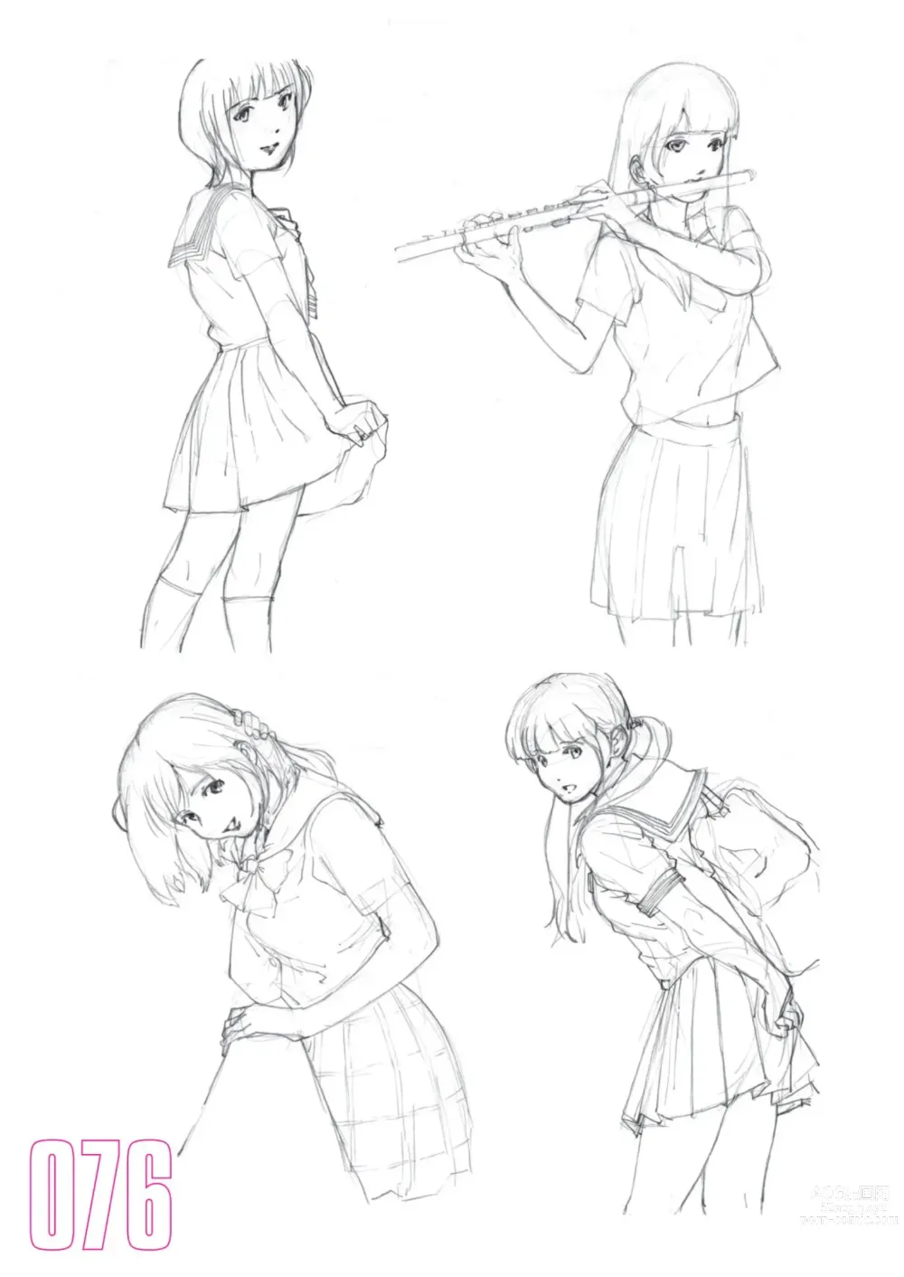 Page 78 of manga Toru Yoshida Tips for drawing women in 10 minutes 270 Uniforms