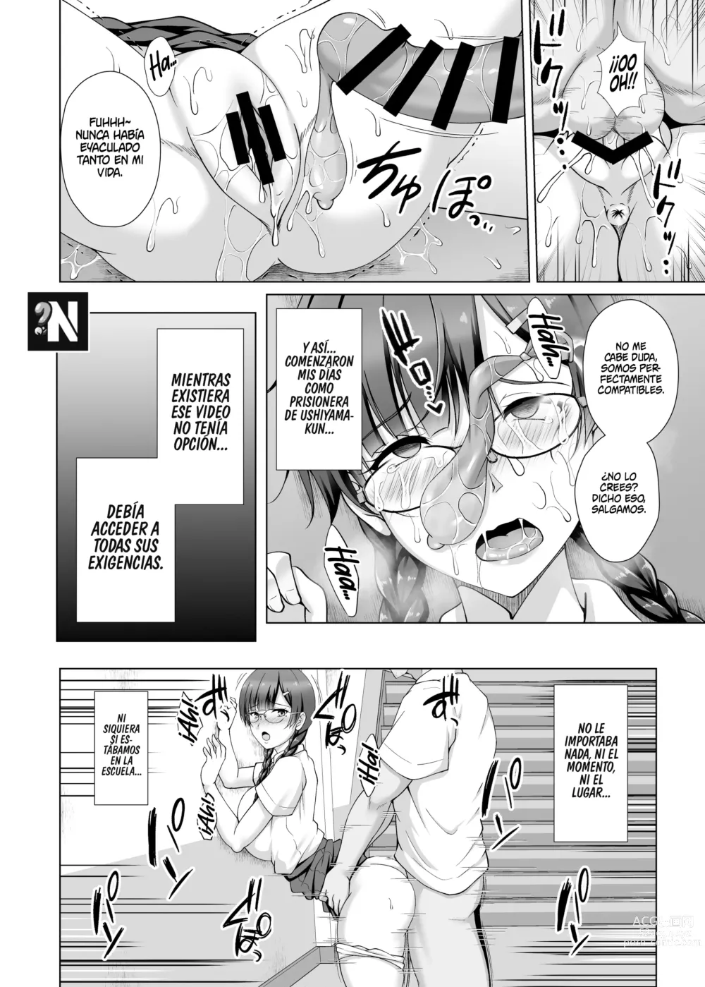 Page 21 of doujinshi Por qué se quitó las gafas ~El Amor no Correspondido de la Presidenta de la Clase de Enormes Tetas que se dejó Manipular por su Novio~