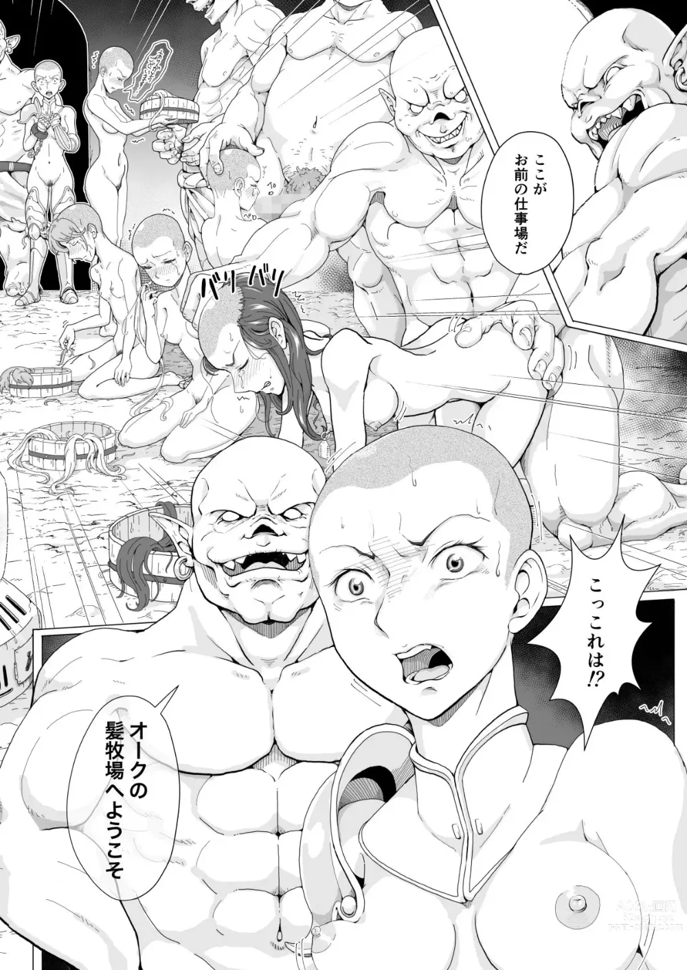 Page 14 of doujinshi Onna Kishi Ryoujoku Teihatsu
