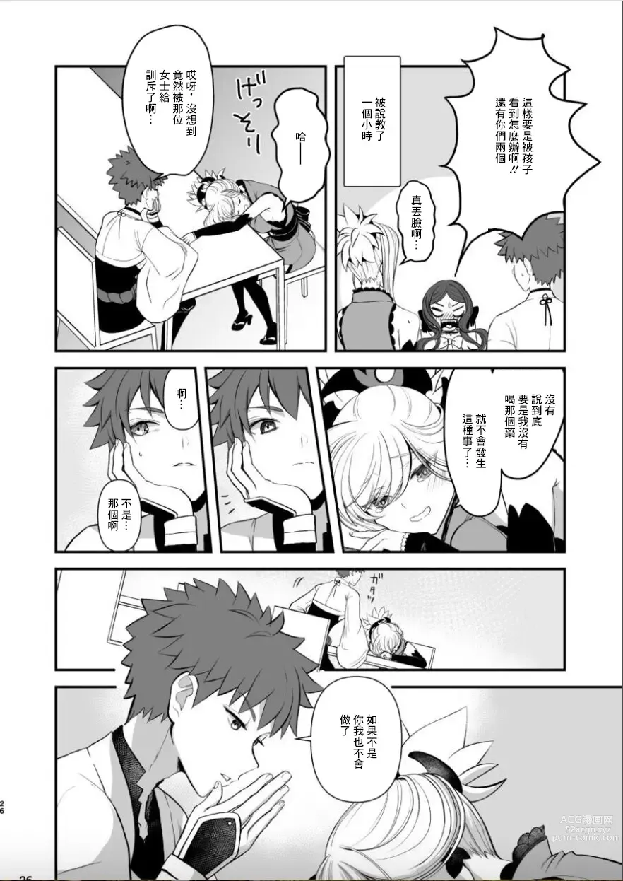 Page 25 of doujinshi Musashi-chan to Sex Shinaito Derenai Heya - A room you cant get out of unless you and Musashih avea se***.