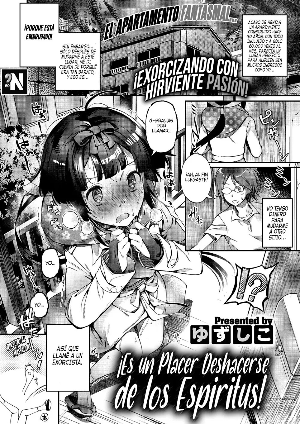Page 1 of manga ¡Es un Placer Deshacerse de los Espiritus!