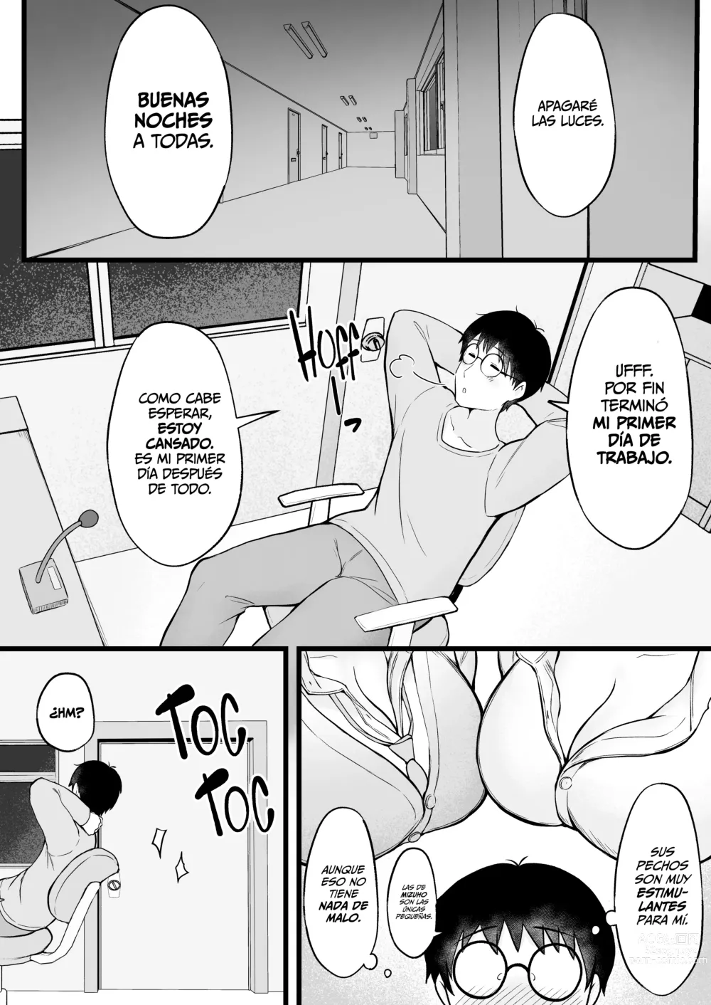 Page 11 of doujinshi Soy el Administrador del Dormitorio de Chicas, Siendo Manipulado por las Chicas que Viven Ahí.