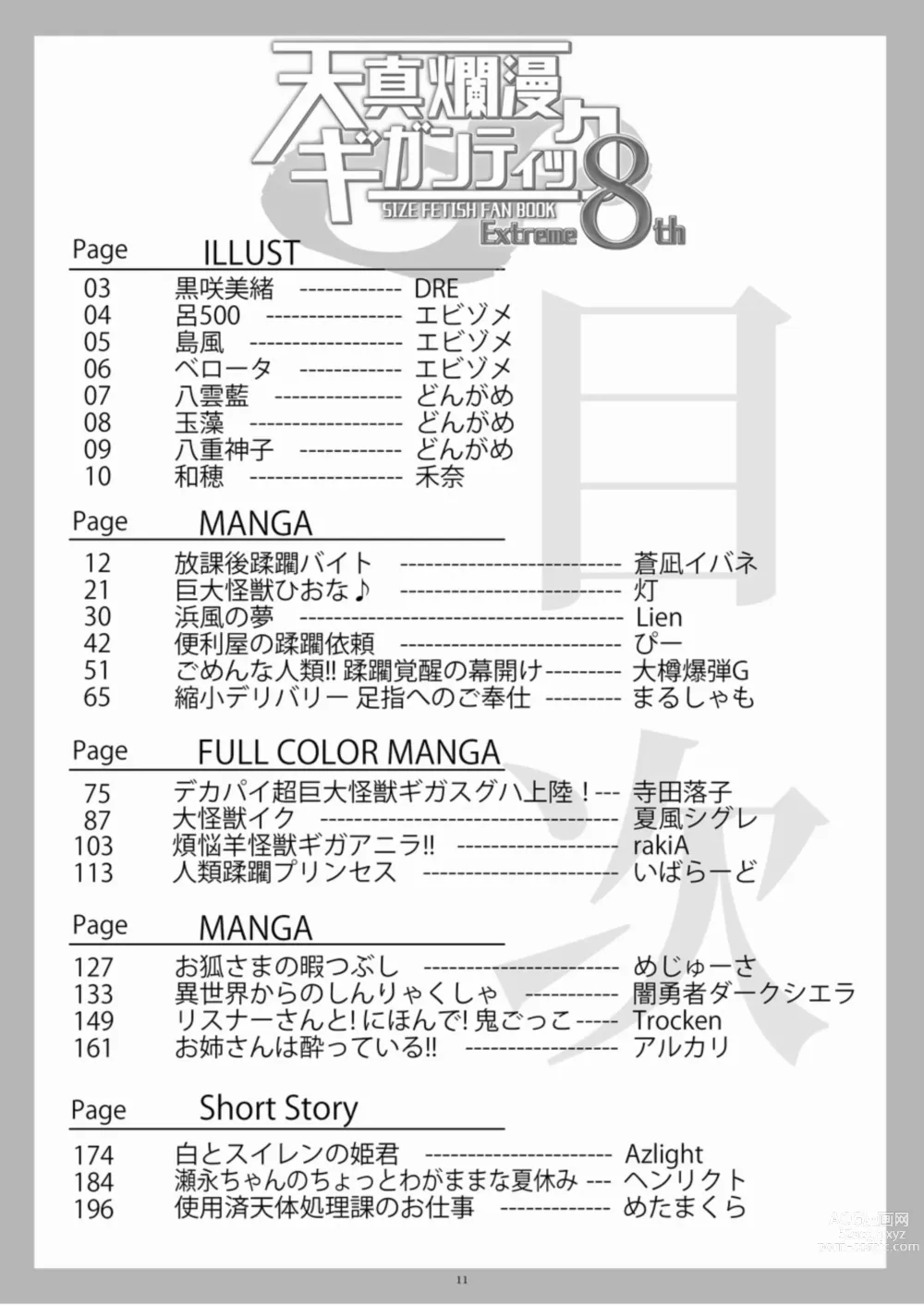 Page 11 of doujinshi Tenshin Ranman Gigantic 8