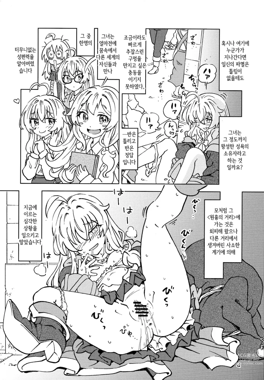 Page 4 of doujinshi Tabitabi Nikki ni wa Shirusenakatta Koto. 4