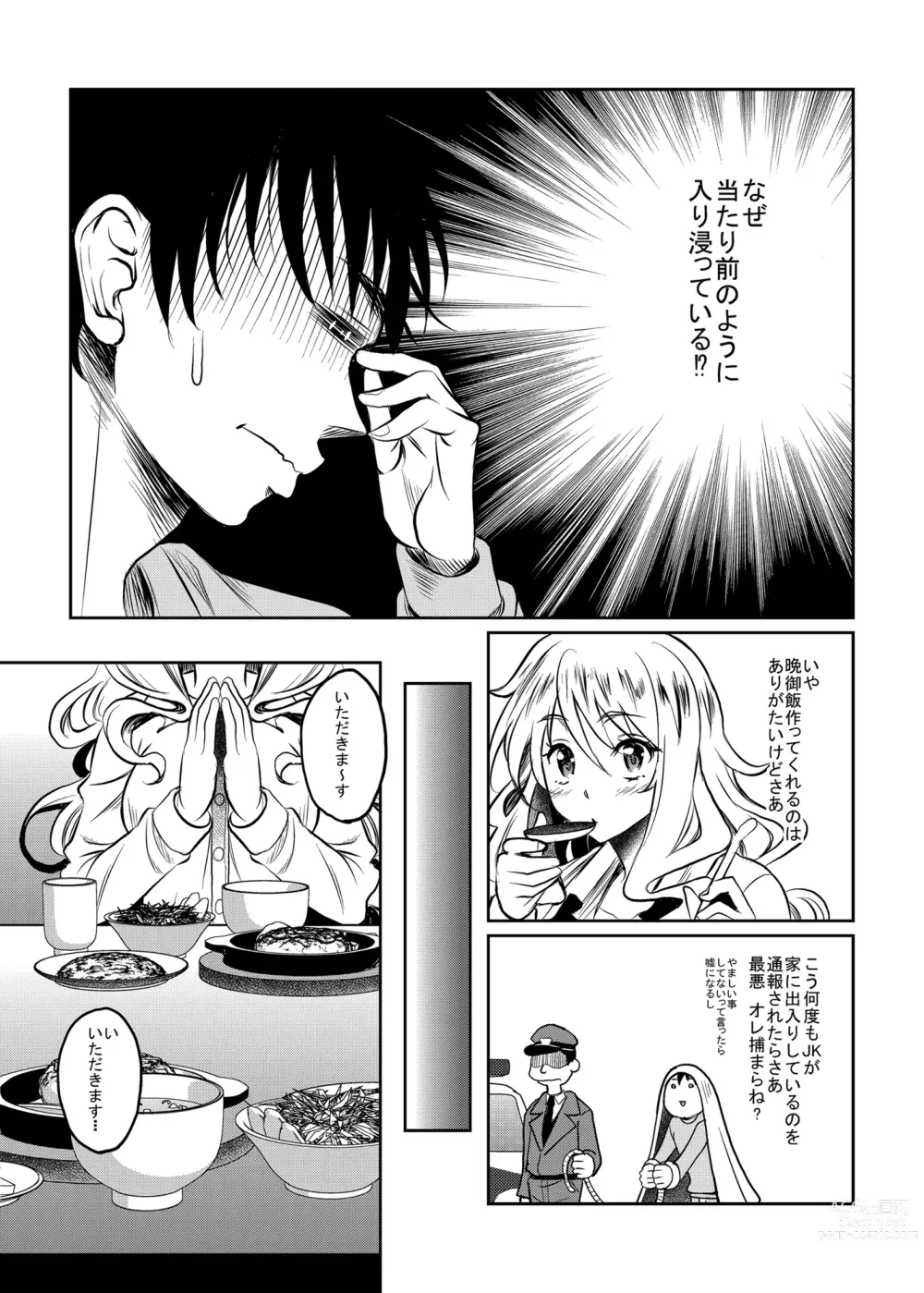 Page 21 of doujinshi Kamimachi JK  Hirottara Isuwarareta