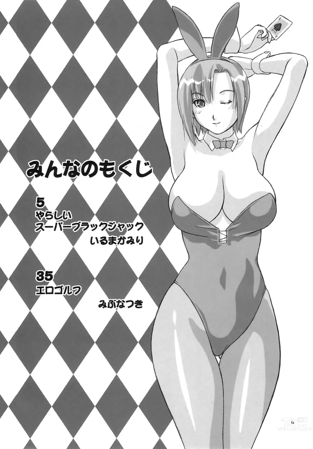 Page 3 of doujinshi Minna no Super BJ (decensored)