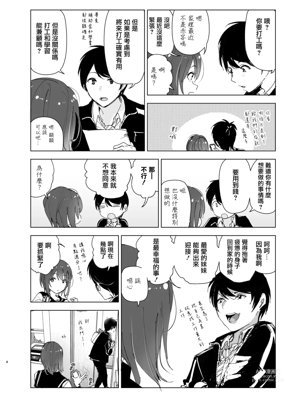 Page 4 of doujinshi Onii-chan no Koto ga Daisuki!! na Imouto no Hanashi