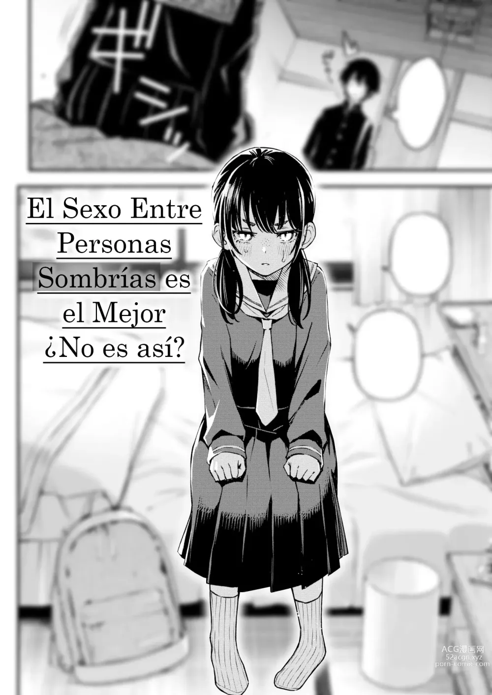 Page 1 of manga El sexo entre personas sombrías es el mejor ¿No es así?