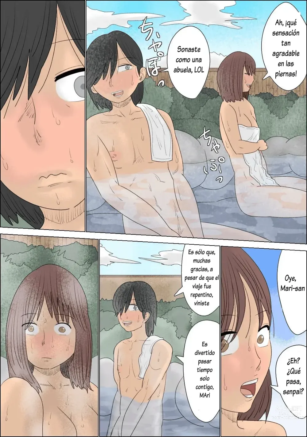 Page 5 of doujinshi Enfrente de ella, fui atacado por dos mujeres durante un viaje a las aguas termales