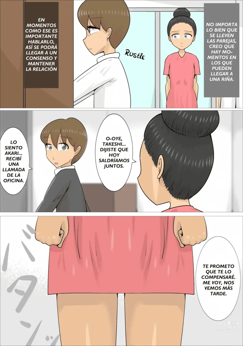 Page 2 of doujinshi Mi Novio Fue Seducido Por Una Mujer Mayor Poco Atractiva, Pero Con Un Cuerpo Sexy