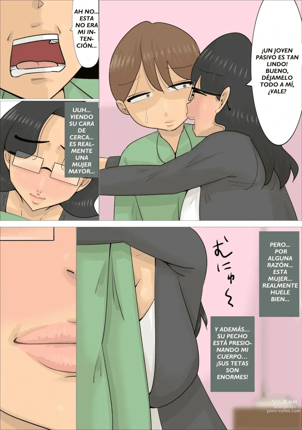 Page 12 of doujinshi Mi Novio Fue Seducido Por Una Mujer Mayor Poco Atractiva, Pero Con Un Cuerpo Sexy
