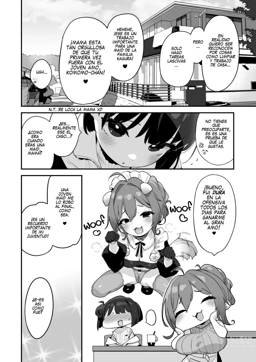 Page 12 of doujinshi Komomo Es Una Loli Maid Vertedero De Semen Con Todos Sus Agujeros Solo Para Su Amo