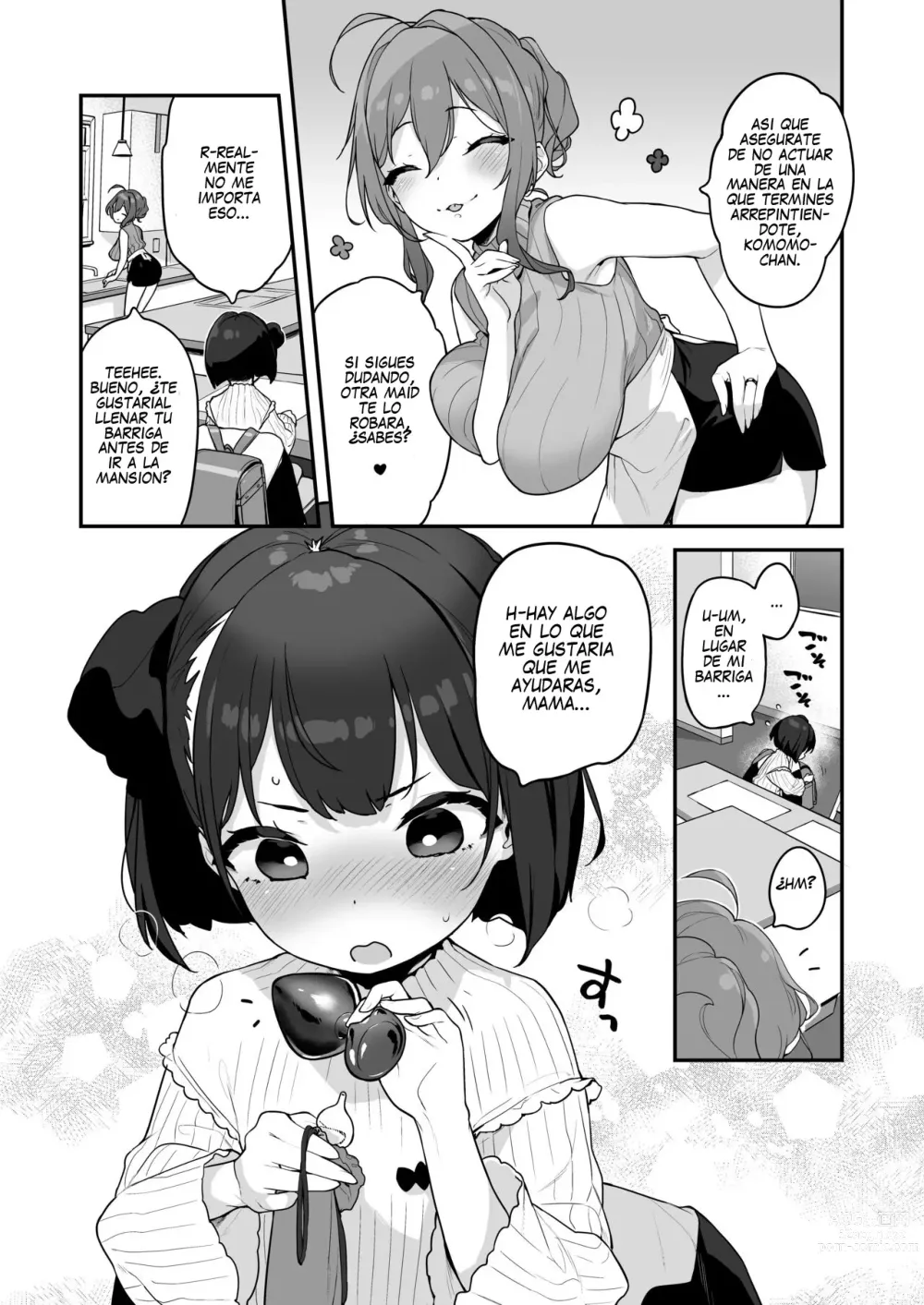 Page 13 of doujinshi Komomo Es Una Loli Maid Vertedero De Semen Con Todos Sus Agujeros Solo Para Su Amo