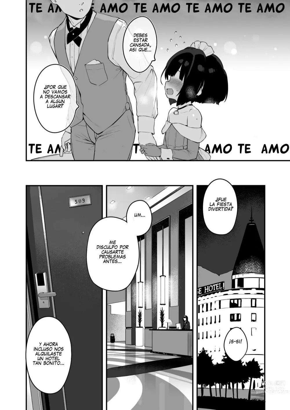 Page 38 of doujinshi Komomo Es Una Loli Maid Vertedero De Semen Con Todos Sus Agujeros Solo Para Su Amo