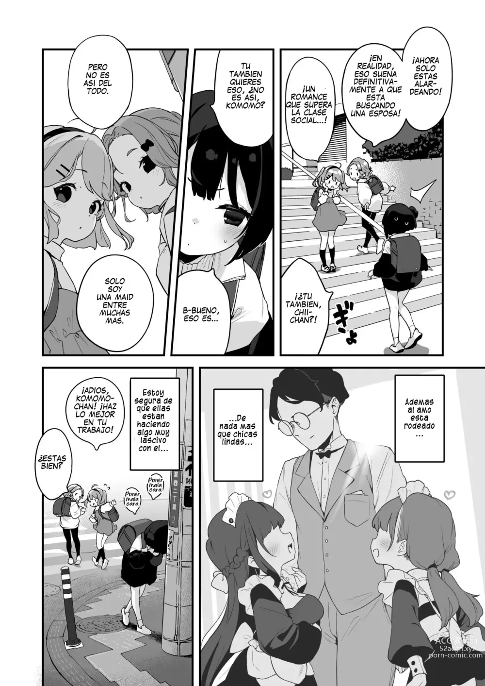 Page 10 of doujinshi Komomo Es Una Loli Maid Vertedero De Semen Con Todos Sus Agujeros Solo Para Su Amo