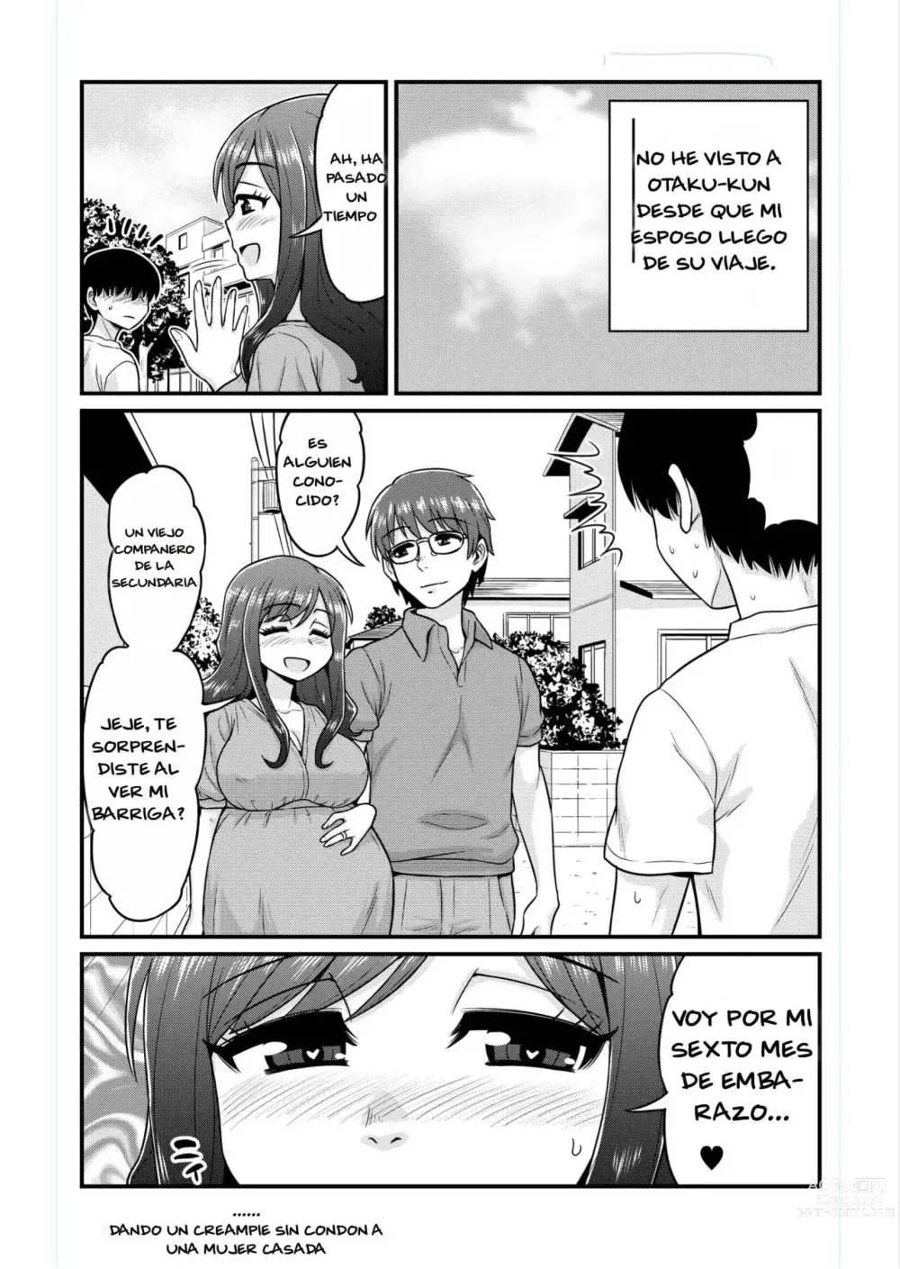 Page 27 of doujinshi Married woman receives a creampie from an Otaku