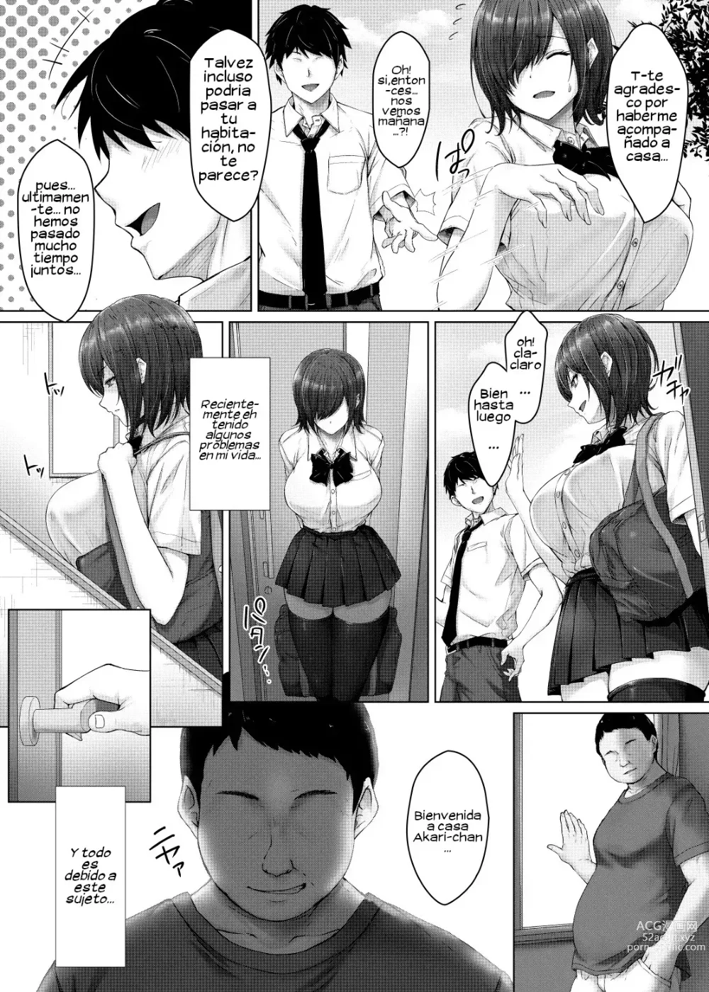 Page 3 of doujinshi Kareshi ja Ikenai Kyonyuu Meikko, Dai Kirai na Oji-san no Sei Kaihatsu Massage ni Ochiru