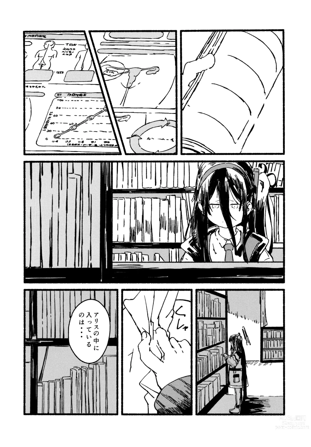 Page 9 of doujinshi Alice o Takusan Kawaigaru