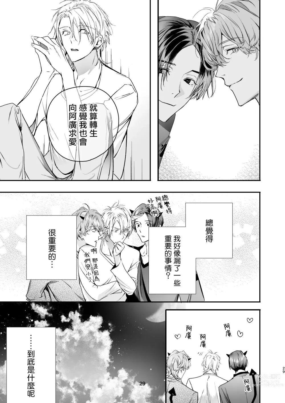 Page 29 of doujinshi 哄逗美食家恶魔 + 美食家恶魔番外