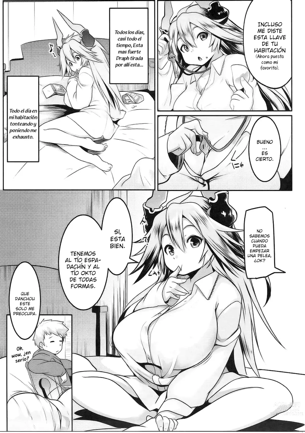 Page 6 of doujinshi I'm Bothered by Sarasa's Breast So I Can't Focus!