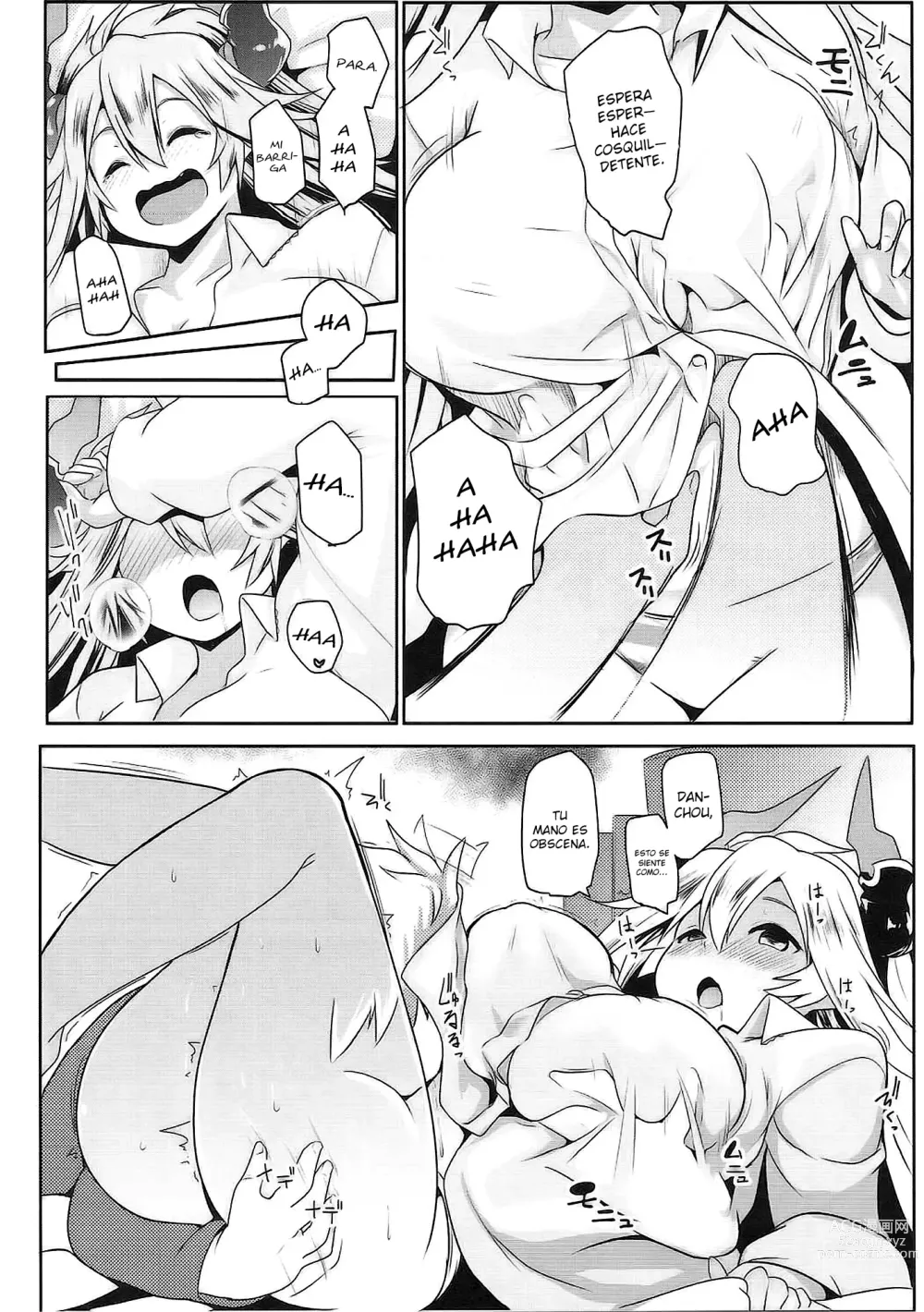 Page 9 of doujinshi I'm Bothered by Sarasa's Breast So I Can't Focus!
