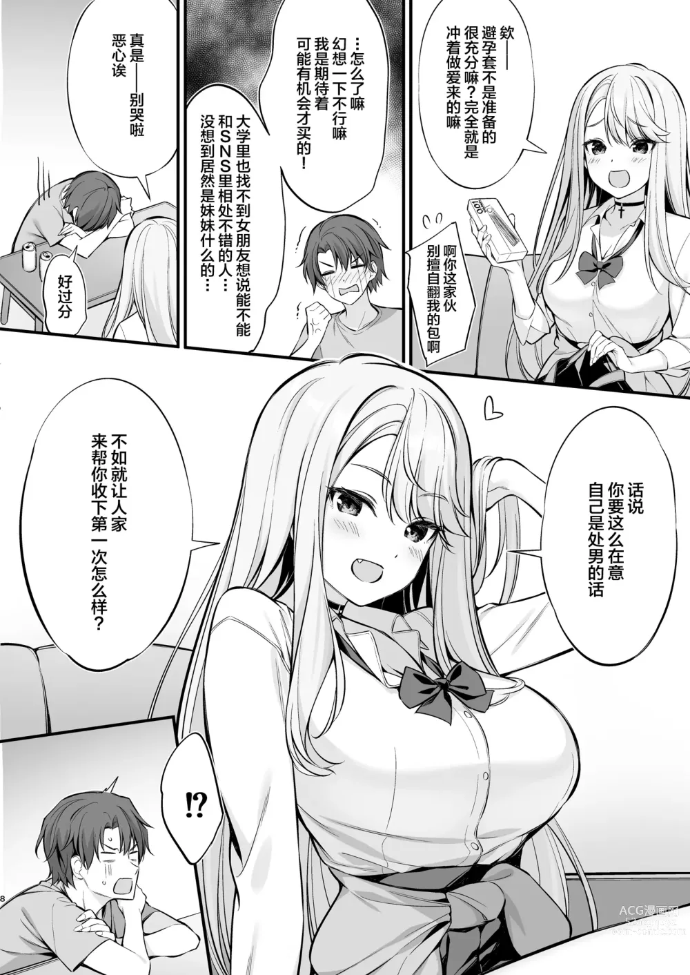 Page 7 of doujinshi SNS de Deatta no wa Gyaru-ka shita Imouto Deshita