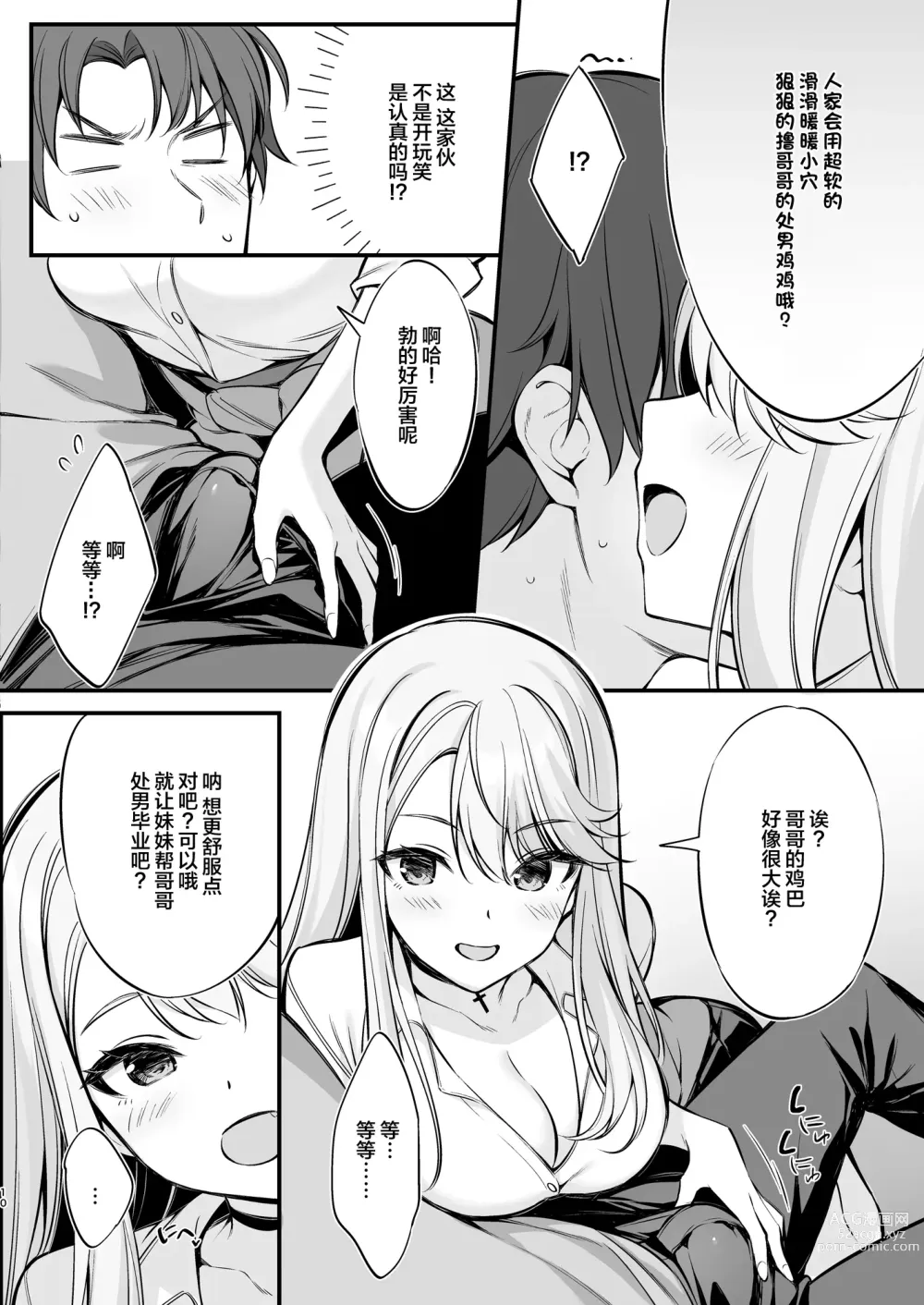 Page 9 of doujinshi SNS de Deatta no wa Gyaru-ka shita Imouto Deshita